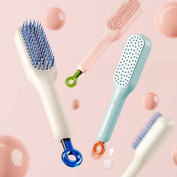 ✨ Self-Cleaning Anti-static Massage Comb for Adults and Kids ✨