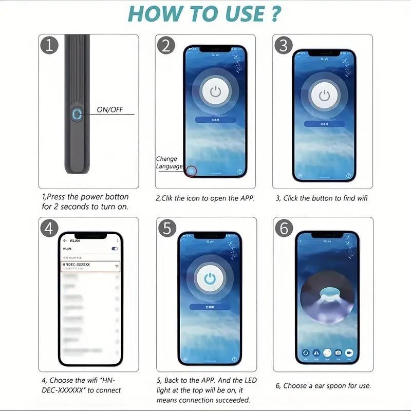 Smart Visual Ear Wax Cleaner – See. Clean. Care. ✨🦻