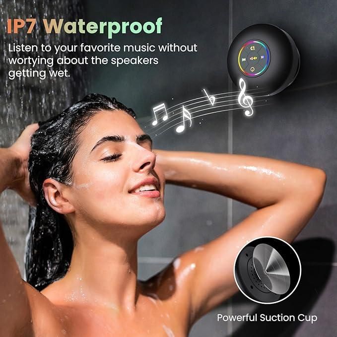 🔊🚿 Large Suction Cup Waterproof Bluetooth Speaker 🚿🔊
