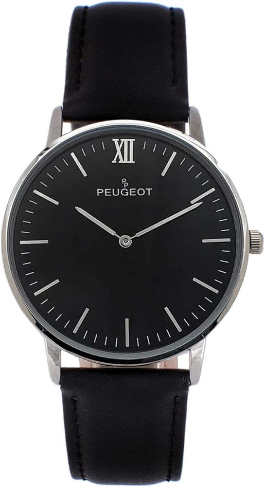 ⌚💙 Men’s Analog Leather Watch – Stylish &amp; Reliable