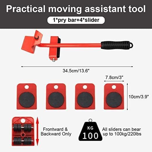 🛠️ Furniture Lifter &amp; Mover Tool Set – Move Heavy Furniture Like a Pro! 💪✨