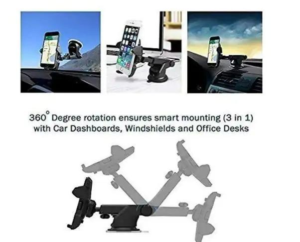 🚗📱 Revolex Zoom Star Pros Car Mobile Holder – Dashboard Mount 📱🚗