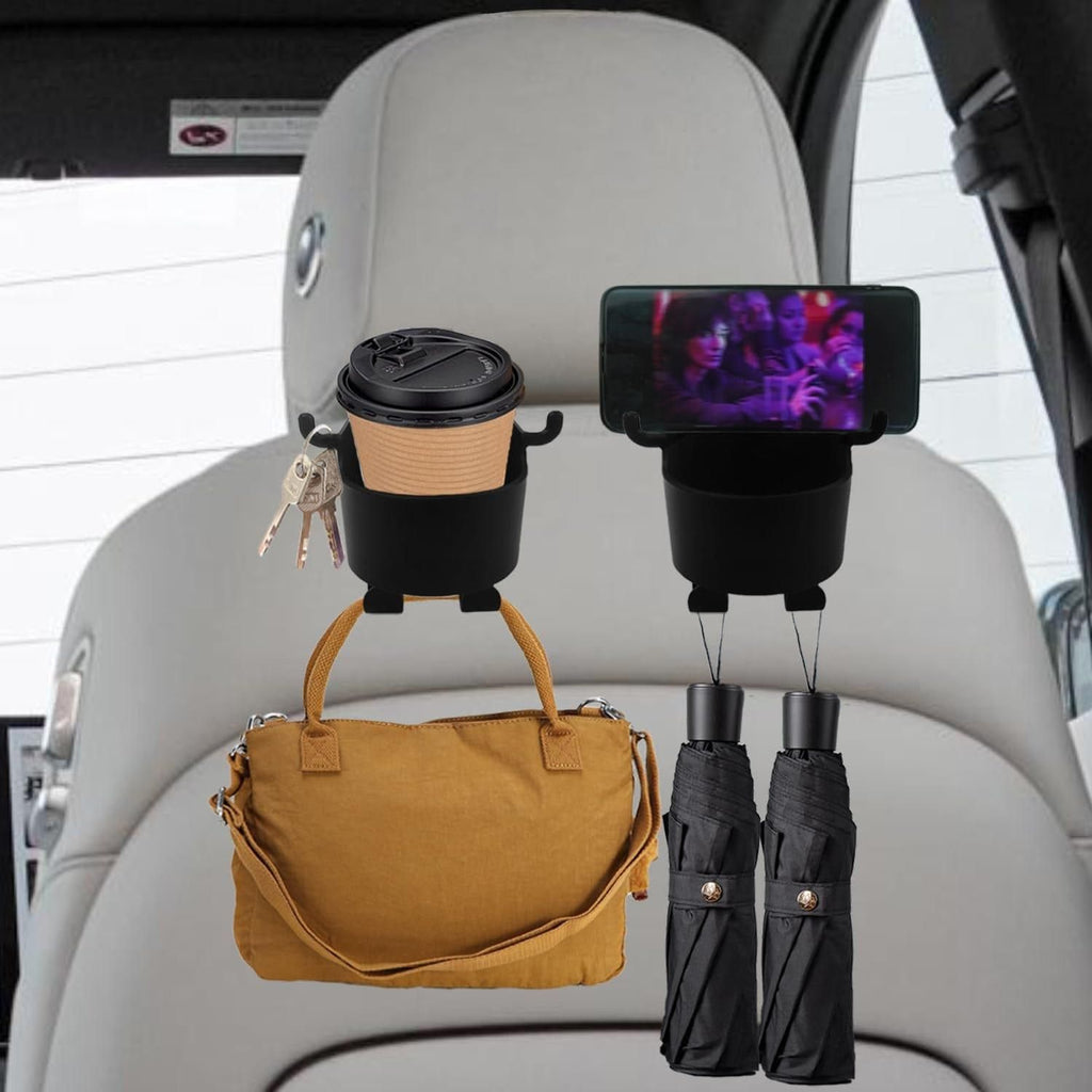 🚗📱 Multifunctional Hanging Storage Cup &amp; Mobile Holder – Pack of 2