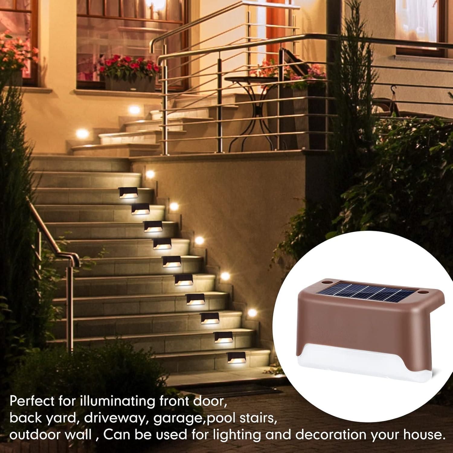🌞✨ Solar Deck Lights Outdoor – Brighten Every Step! ✨🌞