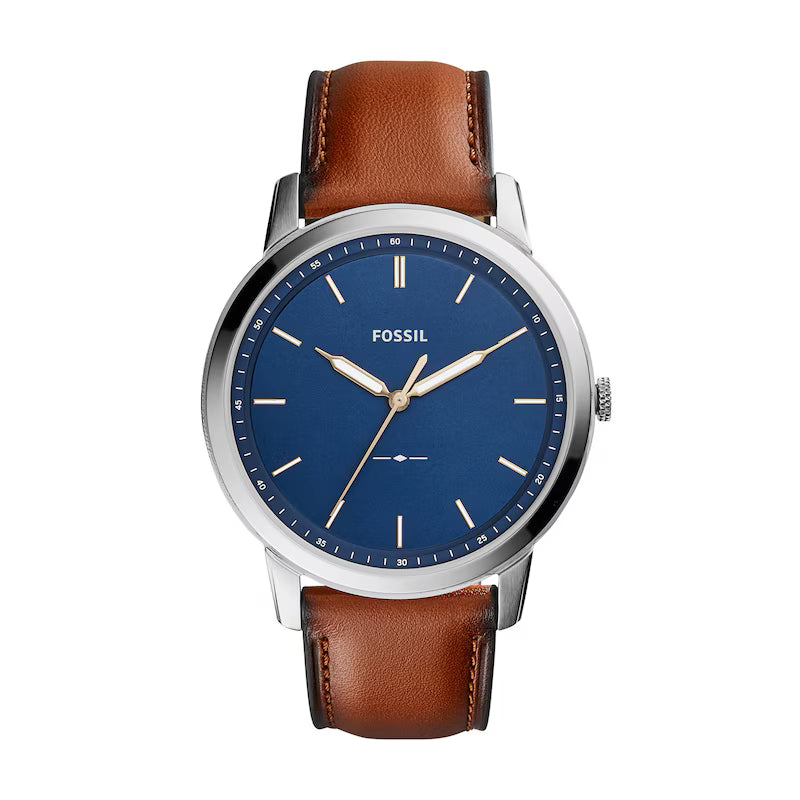 ⌚💙 Men’s Analog Leather Watch – Stylish &amp; Reliable